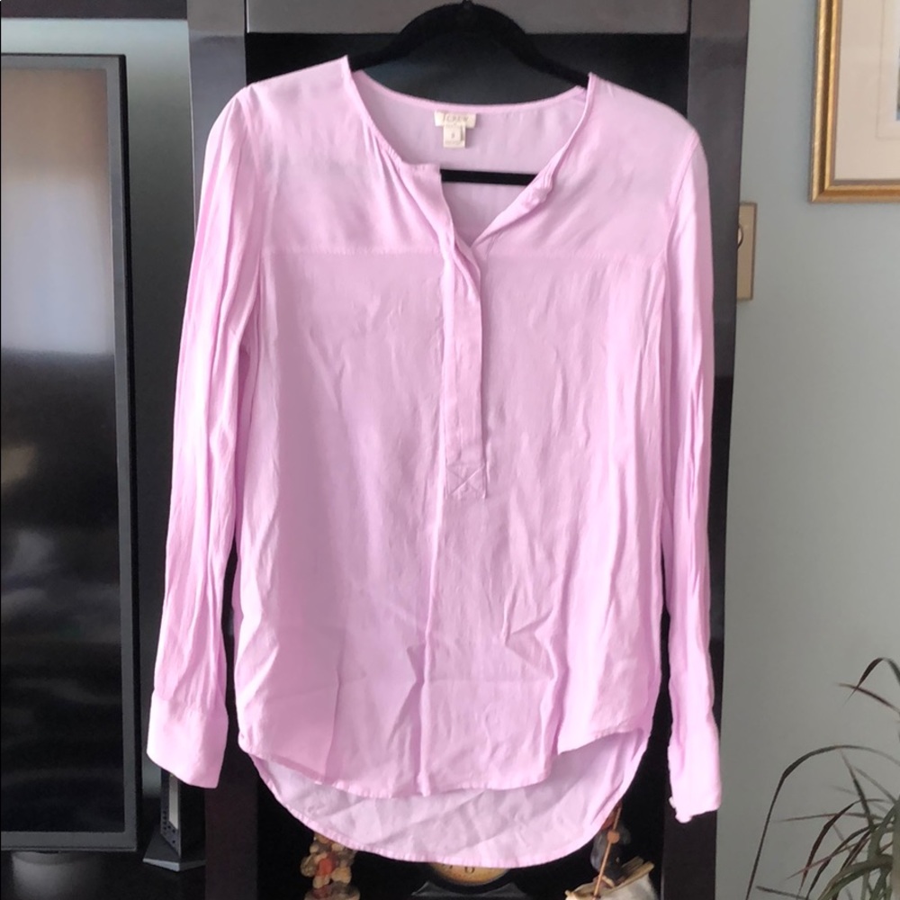 J. Crew light purple blouse